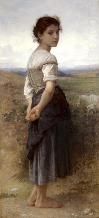 Adolphe William Bouguereau The Young Shepherdess (mk26) china oil painting image